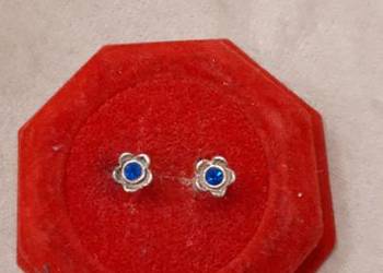 kolczyki srebrne kwiatuszki