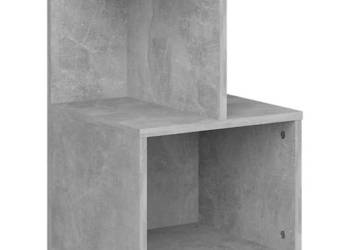 Szafka nocna szarość betonu 35x35x55 cm WM-806354