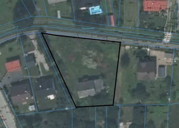 Sprzedam działke Działka 16ar / 16 ar + dom do remontu w Kaszowie - Media,…