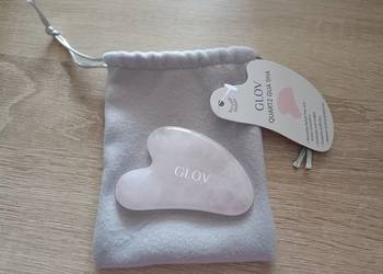 Glov Gua Sha Kamień do masażu twarzy i szyi, z woreczkiem do przechowy