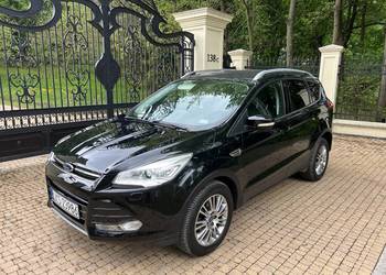 Ford Kuga Mk2 Suv 2.0TDCi 140KM Czarny Skóry Keyless