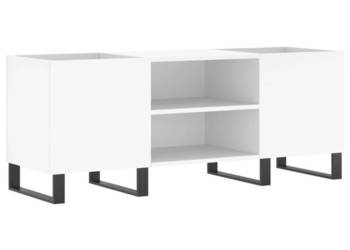 Szafka na płyty biała 121x38x48 cm materiał drewnopochodny WM-831684