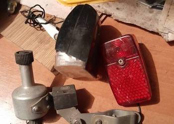 Dynamo lampa przednia lampa tylna z prl