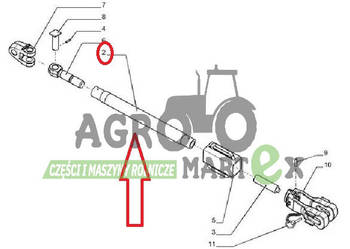 87315057, 87311417 TULEJA NASTAWCZA CNH