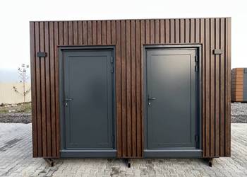 Kontener pawilon sanitarny z płyty warstwowej 3x3 Global Home Containers