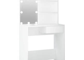 Toaletka z oświetleniem LED biała 745x40x141 cm WM-808801