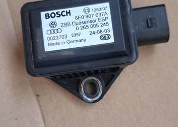 Audi A6 A8 Czujnik przyśpieszenia 4e0 907 637 a
