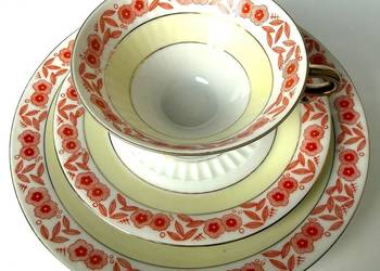 Trio zestaw śniadaniowy Hutschenreuther stara porcelana Arzberg Bavaria z l