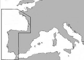 Mapa C-MAP NT+ English Channel to Gibraltar, jacht morski