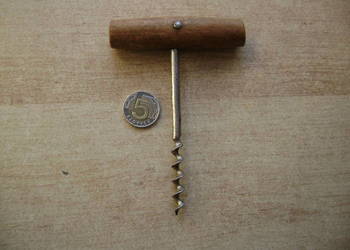 Starocie z PRL - Akcesoria do alkoholi = Korkociąg z PRL dłuższy