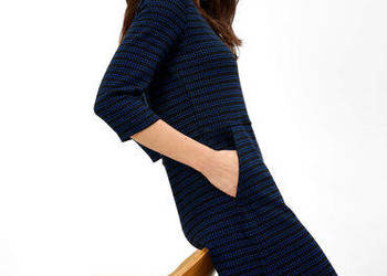 NOWA dzianinowa sukienka granatowa Orsay 36 S NOWA dzianinowa sukienka granatowa Orsay 36 S