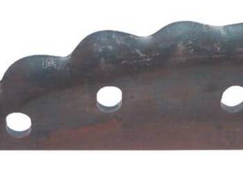 Nóż paszowozu 210x94 mm owalny otwór 20x13.5 mm pasuje do Scariboldi FM191…