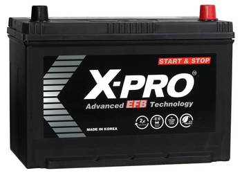 Akumulator 80Ah 800A  X-PRO EFB Japan Prawy Plus