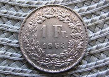 Szwajcaria 1 Frank 1968r