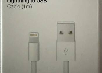 oryginalny kabel Apple iPhone lightning na USB 1m