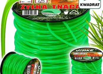 ŻYŁKA TNĄCA KOSY SPALINOWEJ PODKASZARKI WYKASZARKI KWADRAT 2,7mm 100m MOCNA