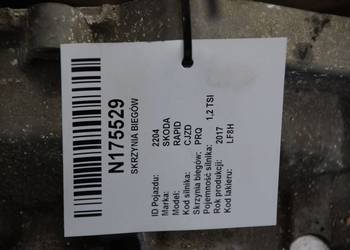 SKRZYNIA BIEGÓW SKODA RAPID PRQ