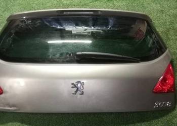 Klapa tylna z szybą i lampami Peugeot 3008 I gen. Kol EVGC
