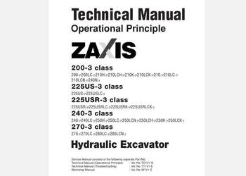 Hitachi Zaxis 280LC-3 280LCN-3 instrukcja obsługi PL