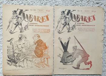 Kabaret - tygodnik satyryczno - humorystyczny 3 numery