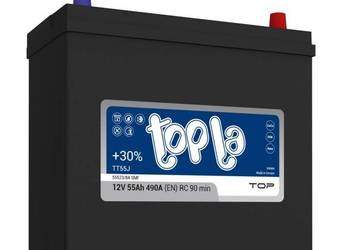 Akumulator Topla Top JIS 55Ah 490A P+ TT55J