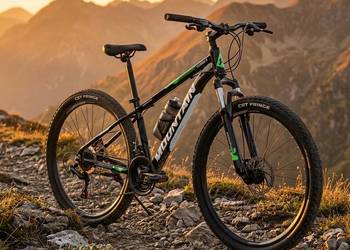 ROWER GÓRSKI MTB Mountain 26 ALUMINIUM SHIMANO AMORTYZACJA 130-155cm