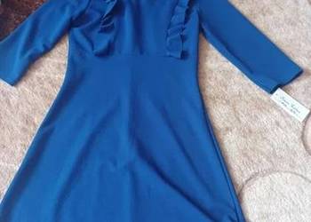 NOWA Prześliczna granatowa sukienka damska