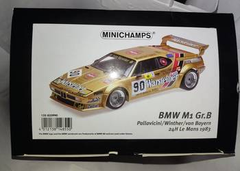 Model samochodu 1:12 BMW M1 GR.B Le Mans 1983 Minichamps