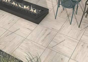 Drewnopodobne płytki tarasowe 2cm 60x60 balkon, chodnik ogród Garden light