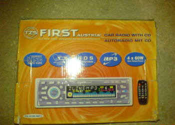 Radio do auta First Austria FA-4108 MP3 CD mp3 pilot NOWE