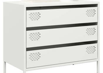 Szafka biała 68x39x585 cm stal walcowana na zimno WM-851297