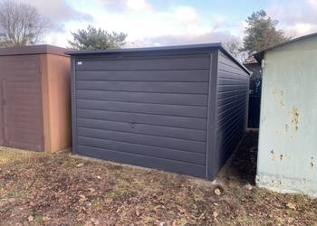 Garaż 3x5 WZMOCNIONY kolor Antracyt Mat, szybki termin realizacji!