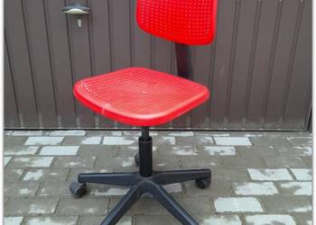 Młodzieżowe / dziecięce Krzesło obrotowe IKEA ALRIK do biurka stan bdb