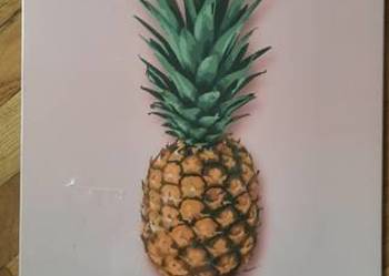 Ananas : Kolekcja Tropico -metalowy plakat. Displate