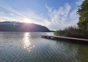 Działka 3,69 ara. Mazury. Grabowo 11-700 Mrągowo. Plaża. Pomost.Domek.