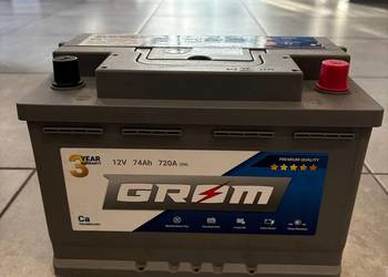 Akumulator 74Ah 720A Grom Premium Prawy Plus