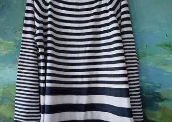 Rossetti włoski sweter rozszerzany bluza jachtowa marynistyczna pasy sweter