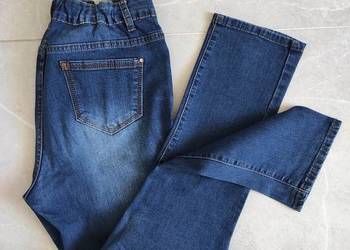 DS Fashion damskie spodnie jeansowe gumka w pasie 40 L