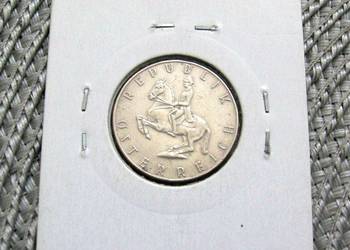 Austria 5 Szylingów 1961r - SREBRO