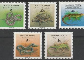 WĘGRY - PŁAZY - GADY - 1989 - CZYSTE **