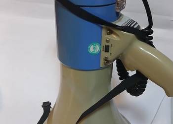 Mocny Megafon Tranzystorowy ER-66S z Syreną z mikrofonem (DC 12V)