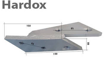 Wspornik HARDOX 90242011/L części do pługa SKJOLD