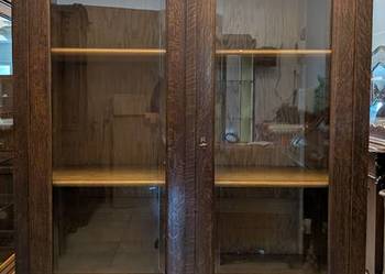 Dębowa biblioteka,witryna secesyjna-sklep Dąbrowa Górnicza