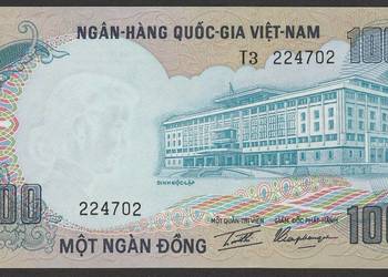 WIETNAM 1000 DONG 1970 - STAN BANKOWY UNC