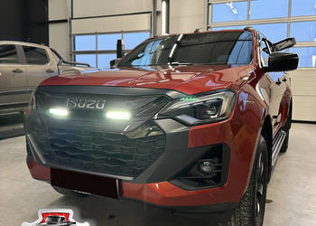 Zestaw 2x Reflektor DALEKOSIĘŻNY lampa HELLA LED + wiązka+ hebel+ montaż