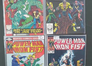 Power Man & Iron Fist - 4 komiksy Marvel USA 1980-1984 Power Man & Iron Fist - 4 komiksy Marvel USA 1980-1984