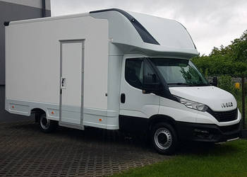 Iveco Daily KONTENER NISKOPODŁOGOWY 4,43x2,23x2,42 SKLEP BAR FOODTRUCK KAM…