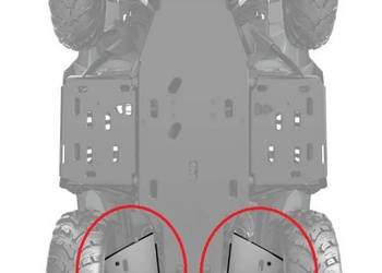 Tylne aluminiowe osłony wahaczy Can- Am Outlander G3 BRP 715005308
