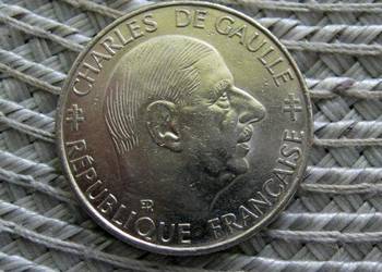 Francja 1 Frank 1988r - Charles de Gaulle