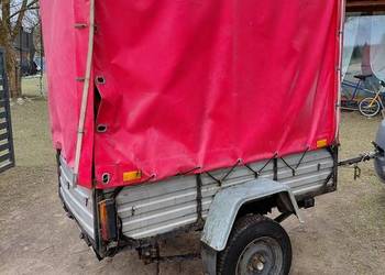 Przyczepka samochodowa z plandeką SAM